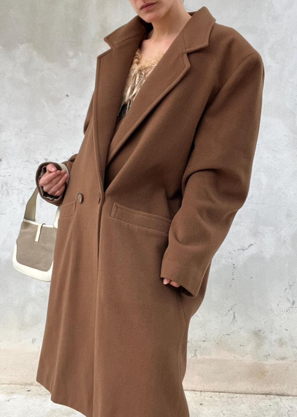 Cappotto misto lana da uomo