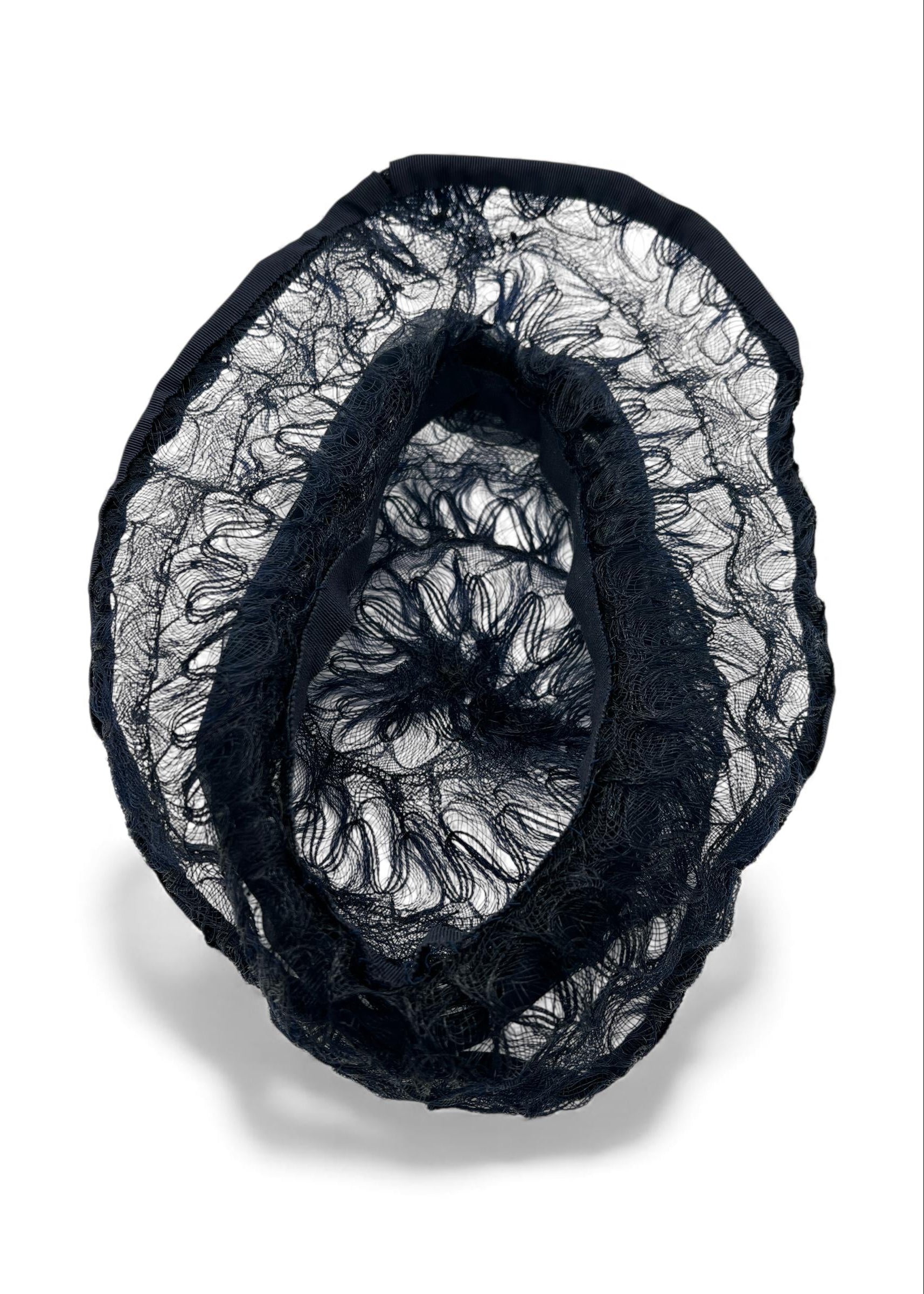 Cappello vintage blu scuro