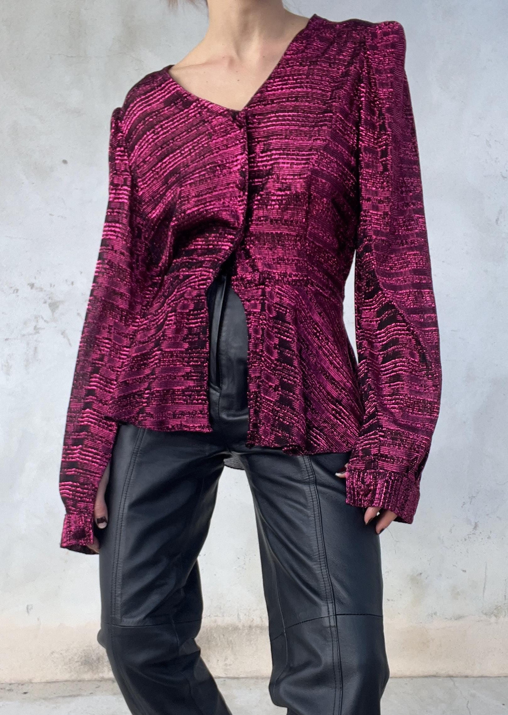 Camicia lurex anni'80