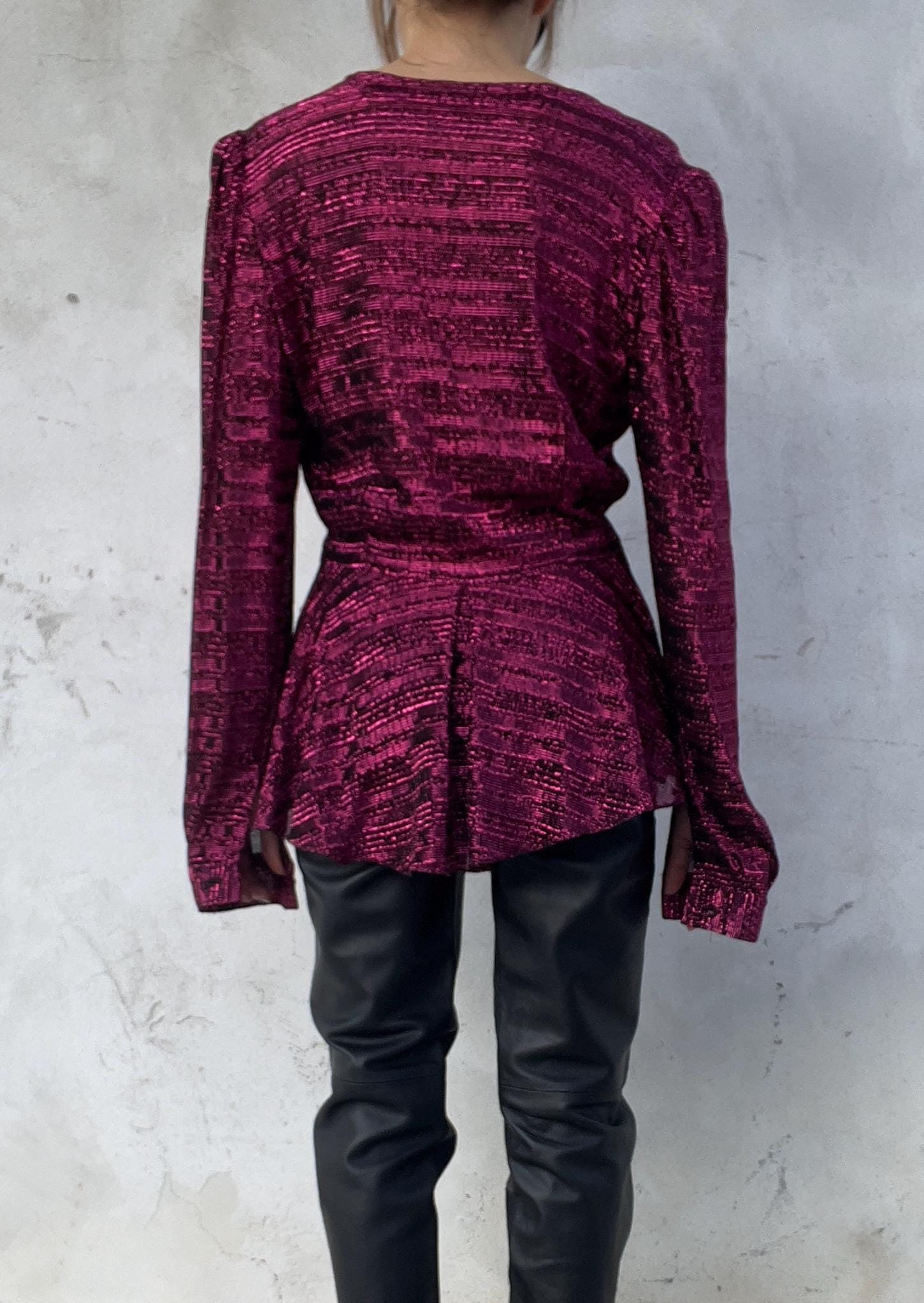 Camicia lurex anni'80