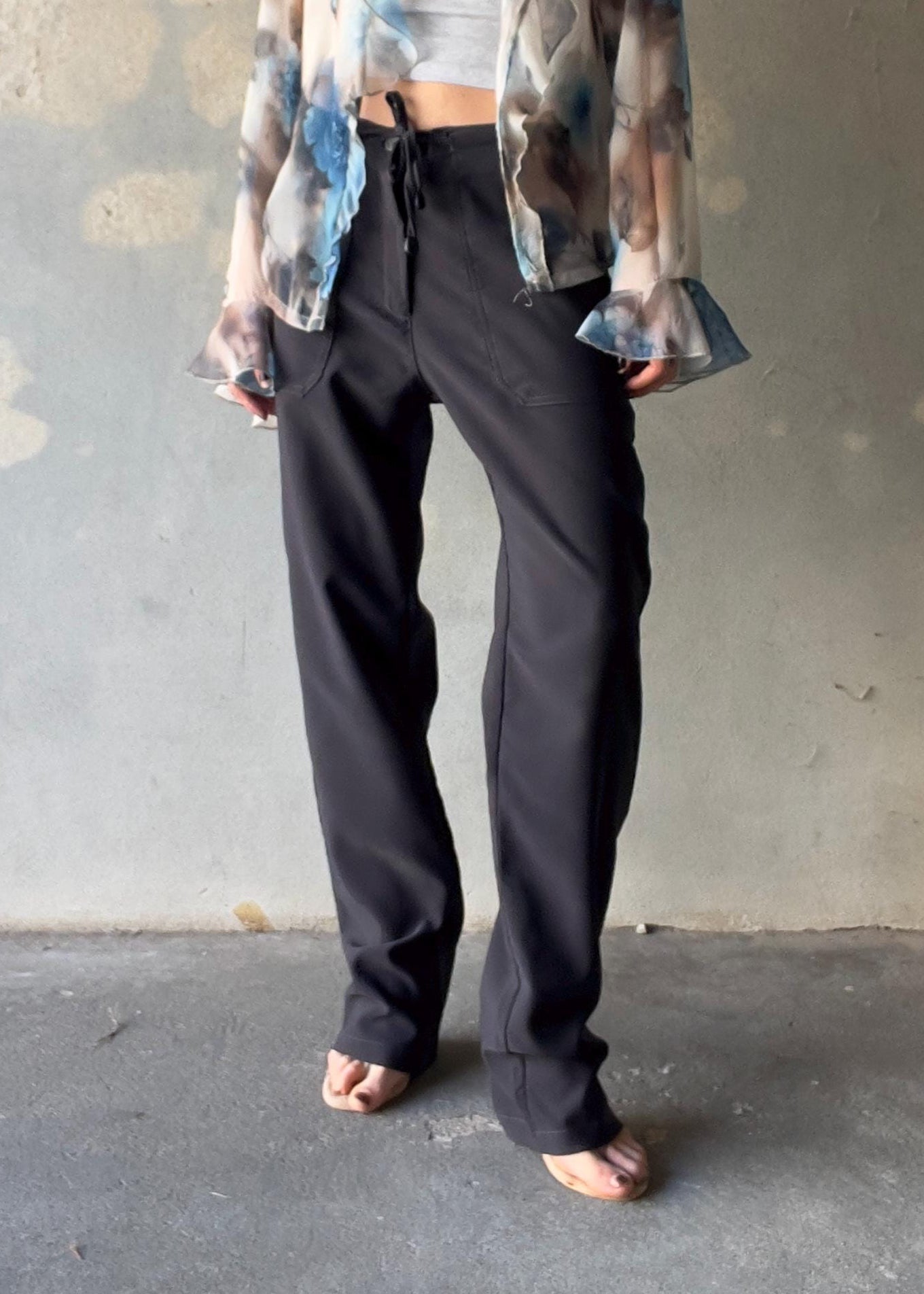 Pantaloni sporty grigi