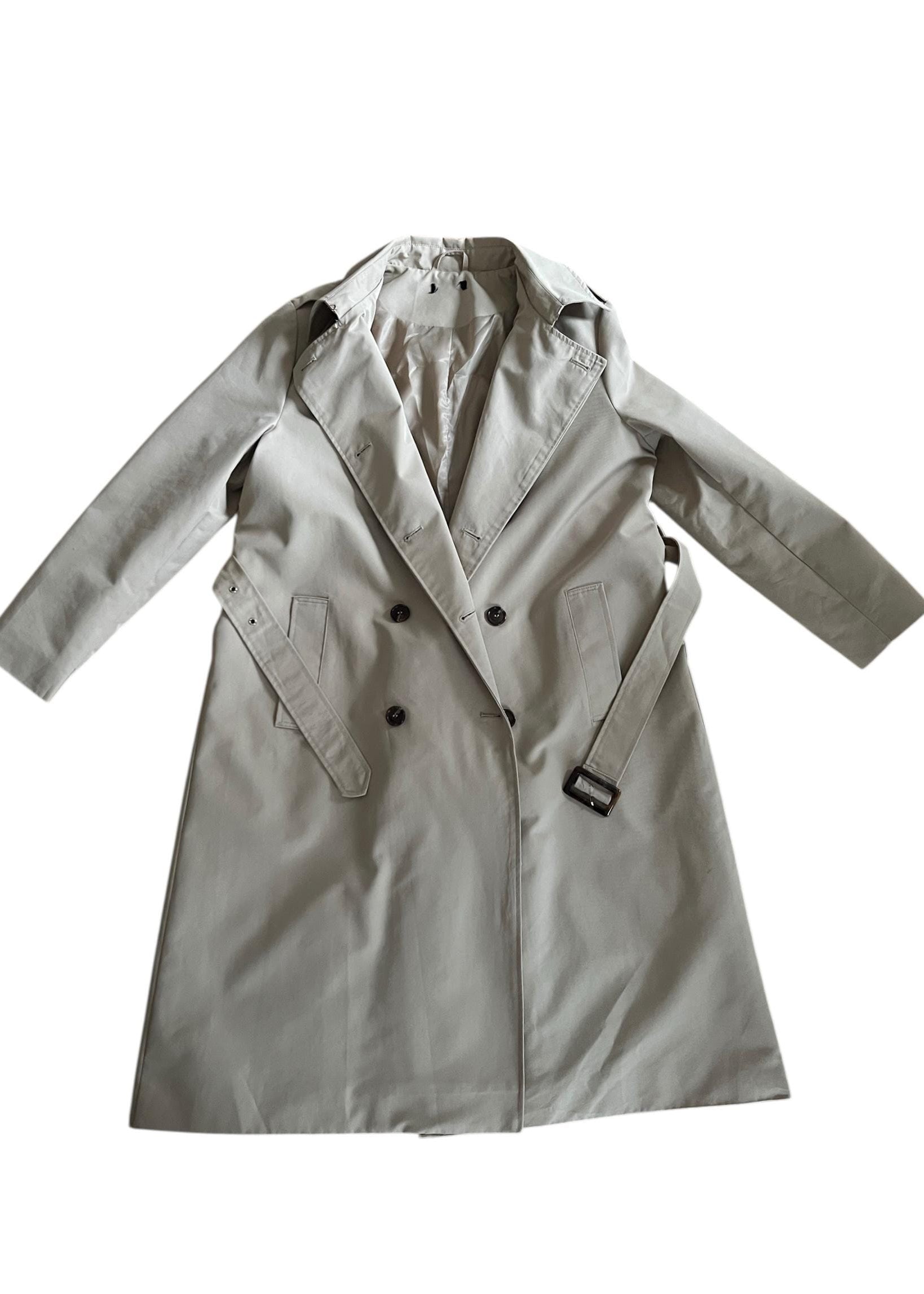 Trench ampio beige primaverile