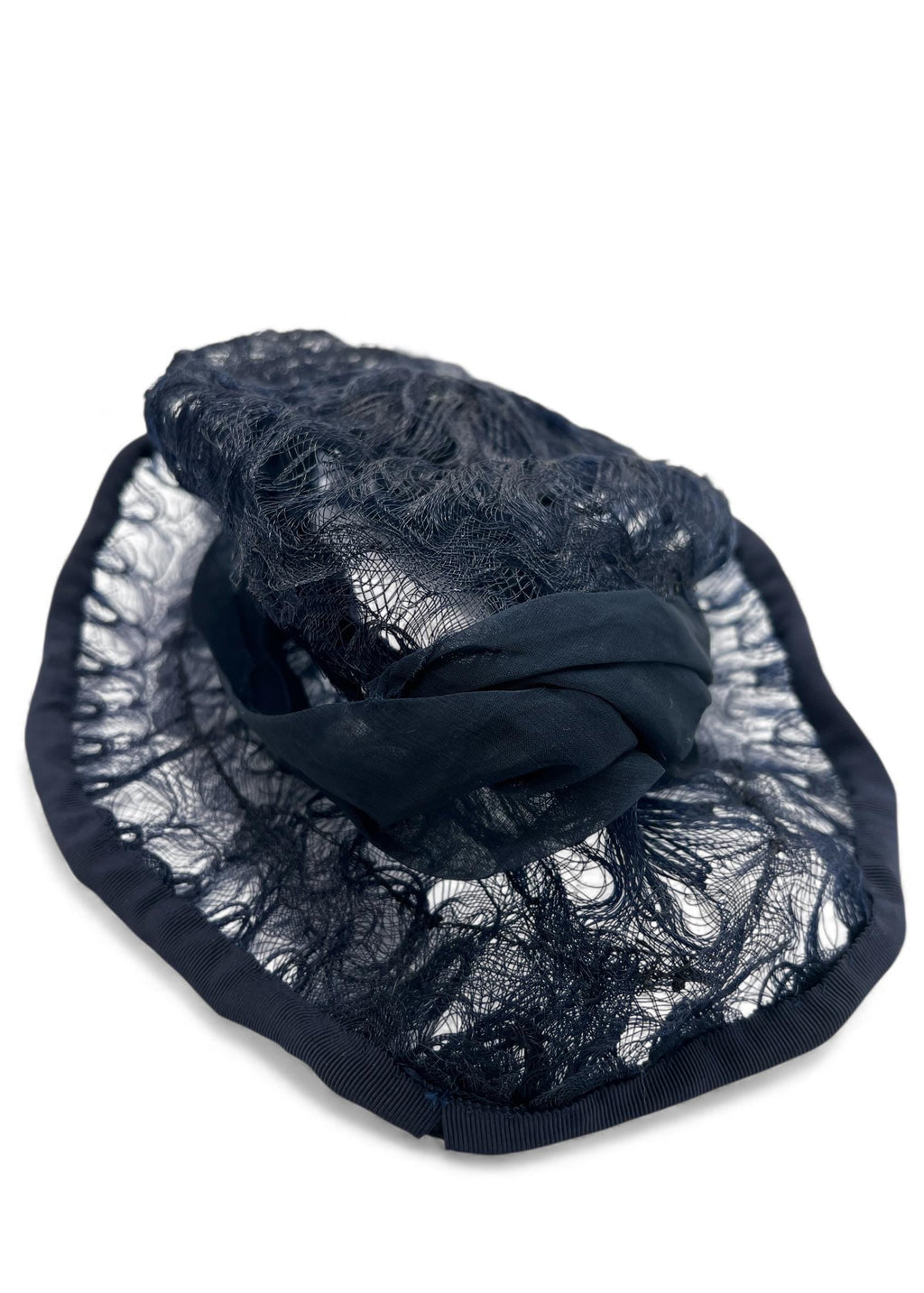 Cappello vintage blu scuro