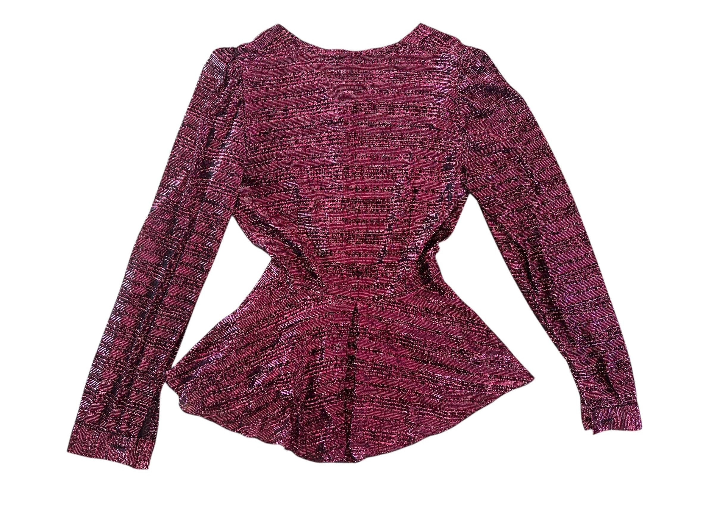 Camicia lurex anni'80