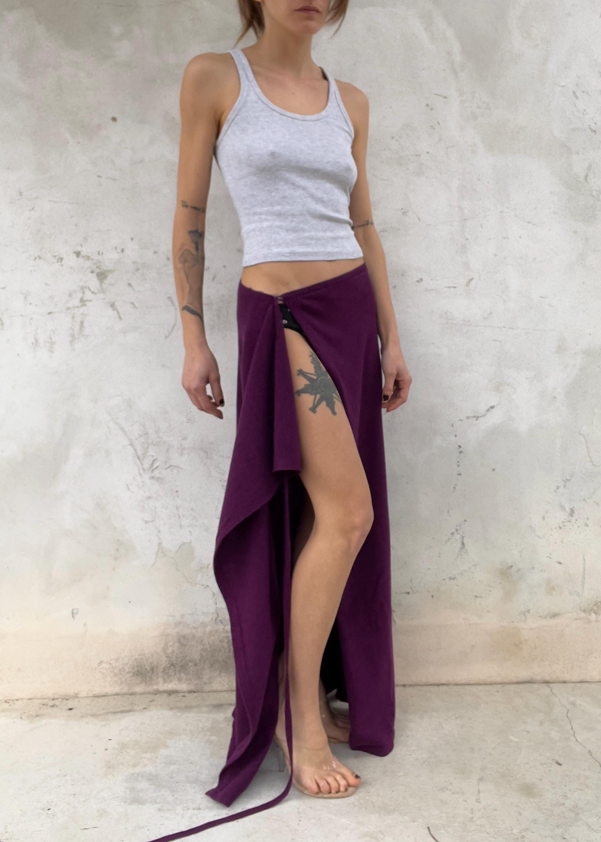 Gonna pareo cashmere