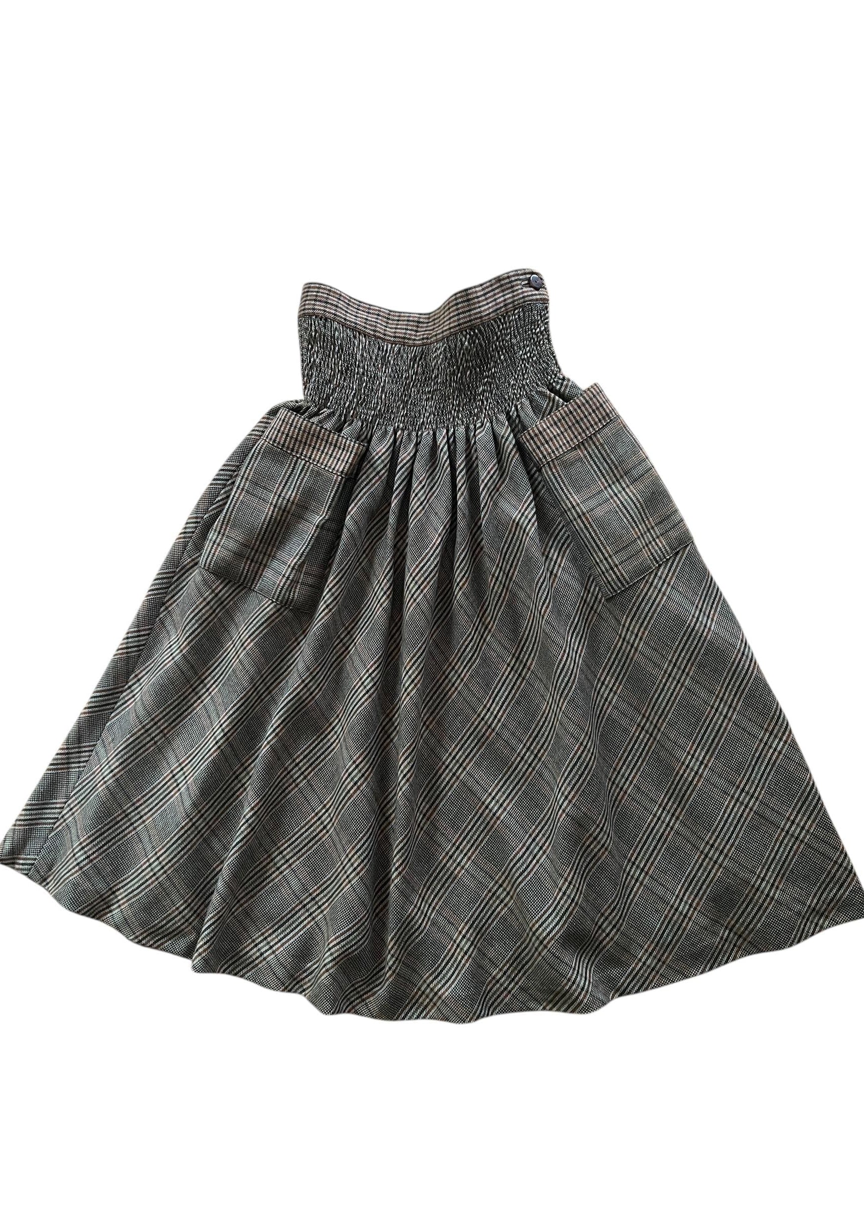 Gonna pura lana made in Italy