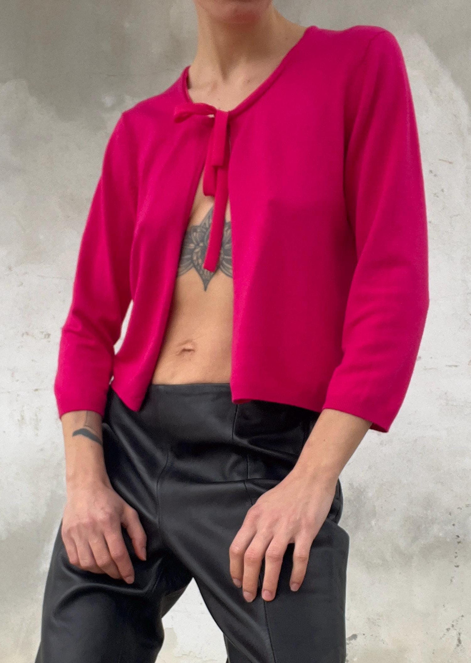 Cardigan corto colorato